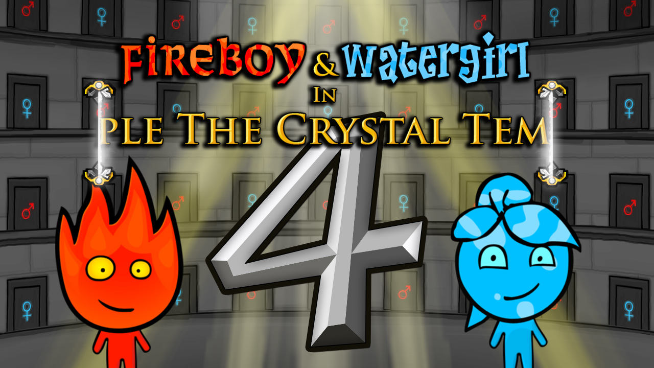 Resim: Fireboy and Watergirl 4 Cyrstal Temple oyunu