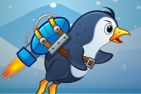 Resim: Penguin Jetpack oyunu