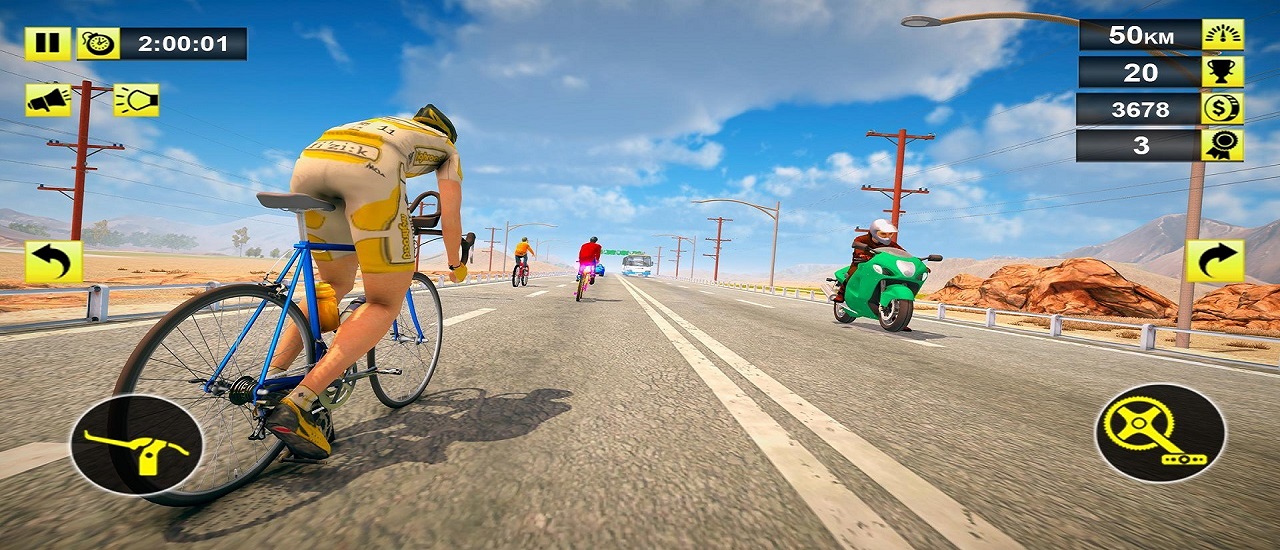 Resim: REAL BICYCLE RACING GAME 3D oyunu