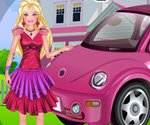 Barbie Car Cleaning