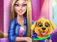 Barbie and her cute dog