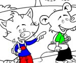 Cartoon Character Coloring