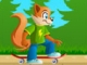 Skateboarder squirrel