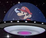 Mario in space